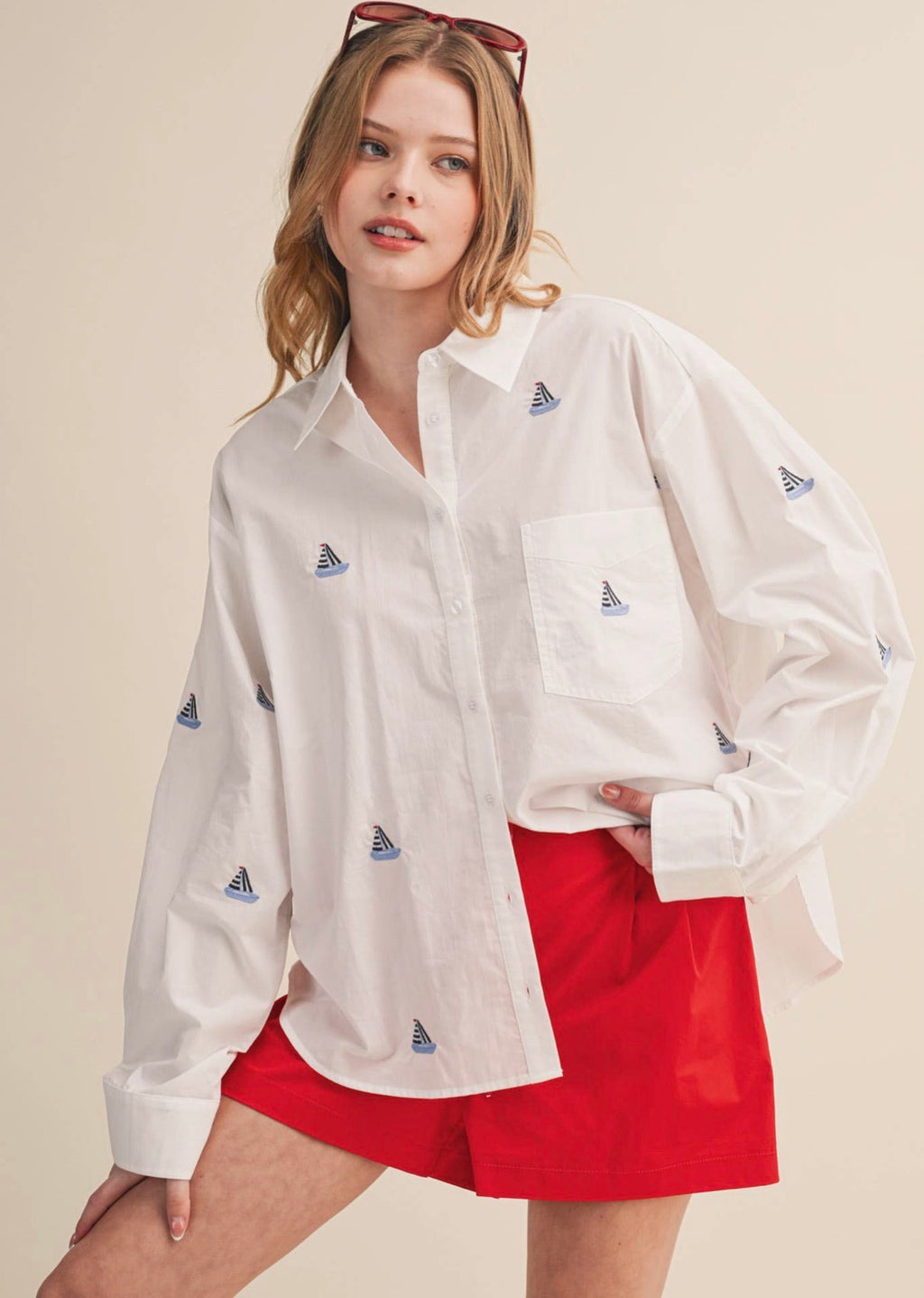 Carolina Sailboat Blouse