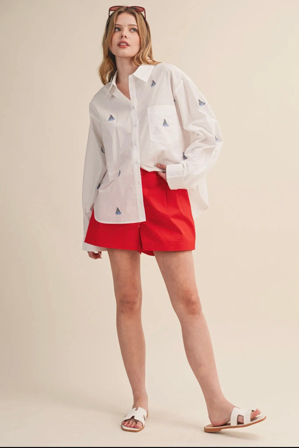 Carolina Sailboat Blouse